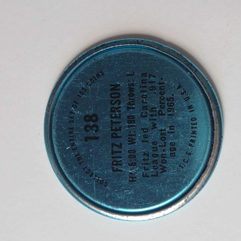 1971 Topps Coins Baseball - Complete your set - Pick your card - Picture 299 of 333