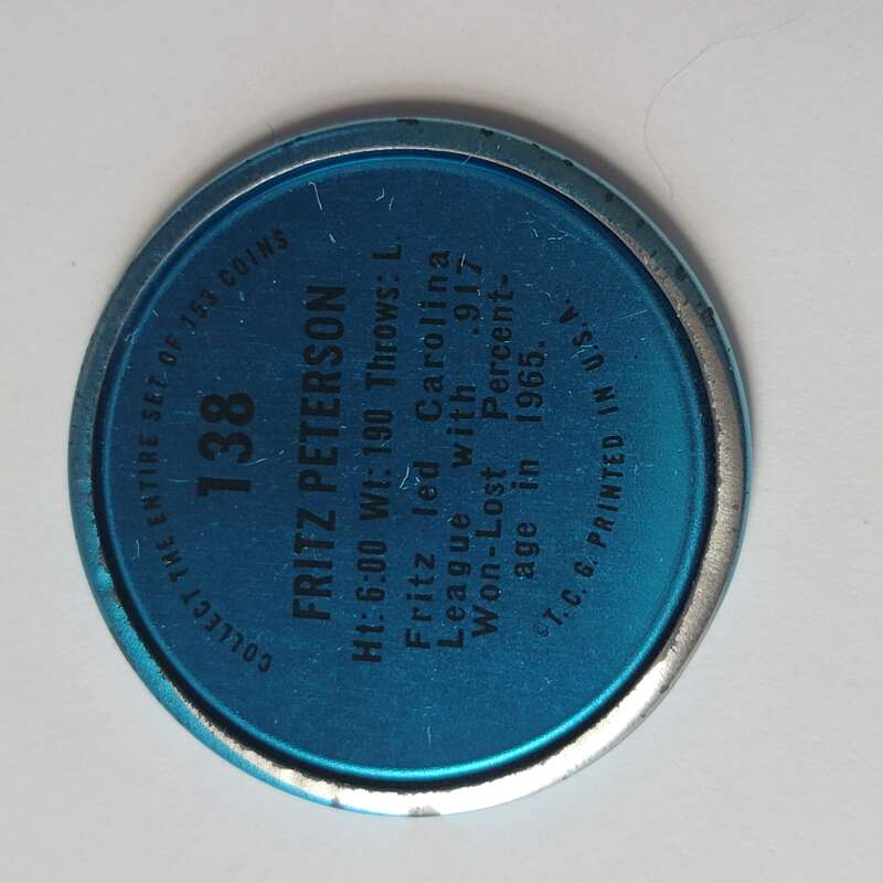 1971 Topps Coins Baseball - Complete your set - Pick your card - Picture 300 of 333