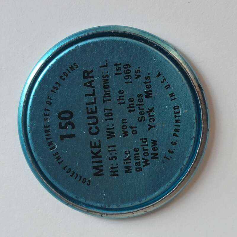 1971 Topps Coins Baseball - Complete your set - Pick your card - Picture 327 of 333