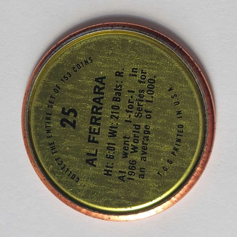 1971 Topps Coins Baseball - Complete your set - Pick your card - Picture 77 of 333