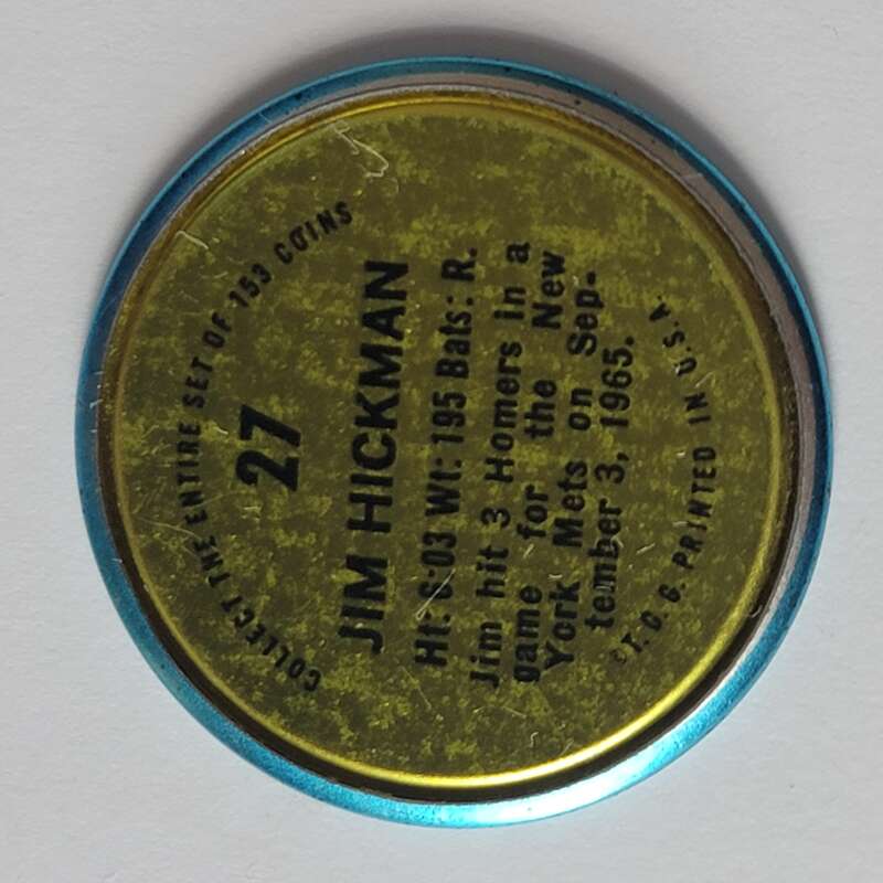 1971 Topps Coins Baseball - Complete your set - Pick your card - Picture 83 of 333