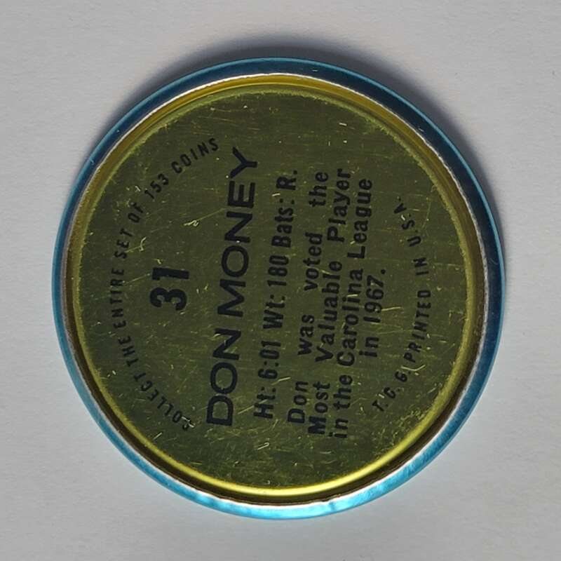 1971 Topps Coins Baseball - Complete your set - Pick your card - Picture 95 of 333