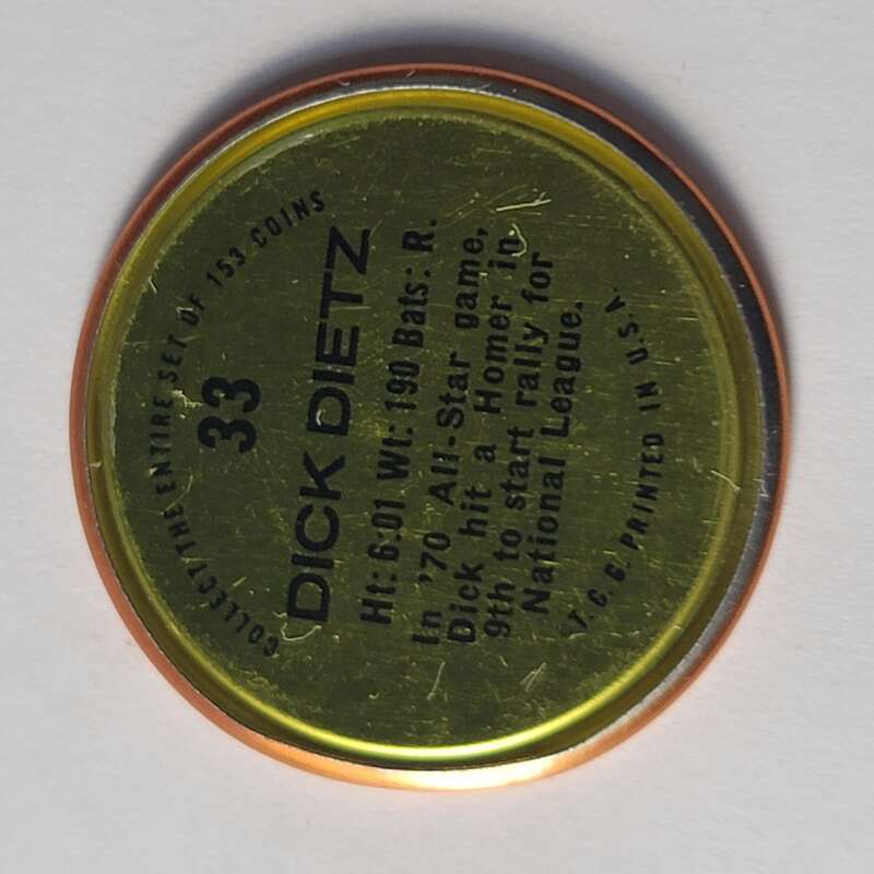 1971 Topps Coins Baseball - Complete your set - Pick your card - Picture 101 of 333