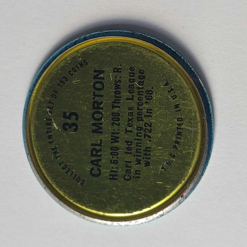 1971 Topps Coins Baseball - Complete your set - Pick your card - Picture 107 of 333