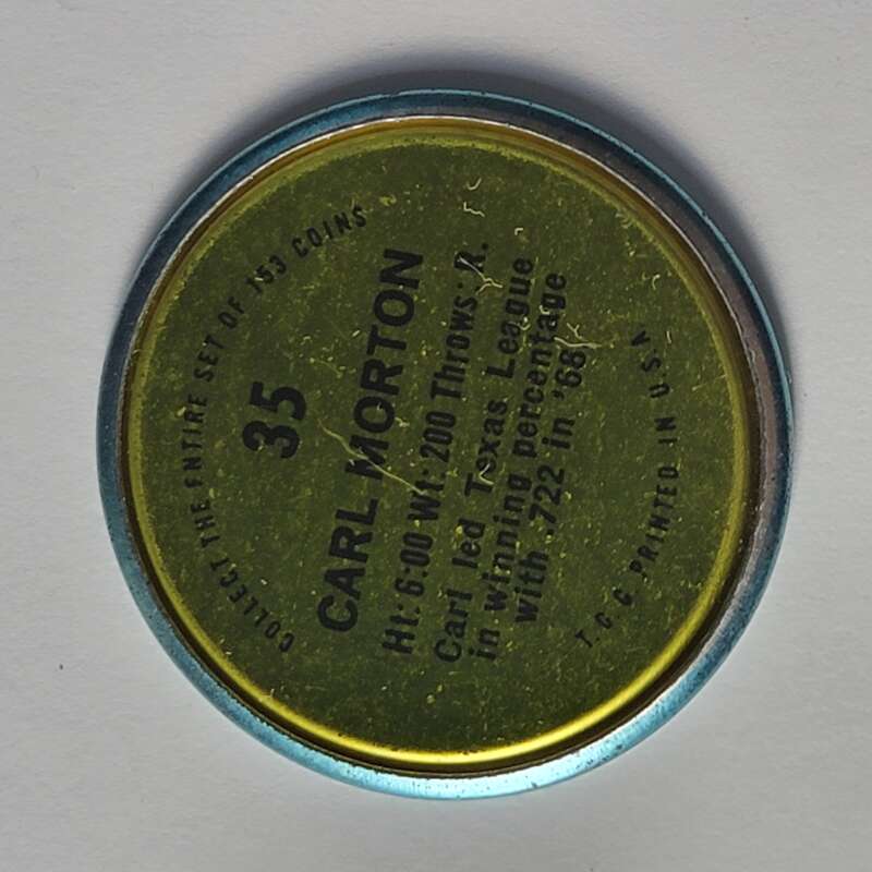 1971 Topps Coins Baseball - Complete your set - Pick your card - Picture 109 of 333