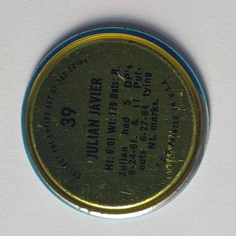 1971 Topps Coins Baseball - Complete your set - Pick your card - Picture 121 of 333