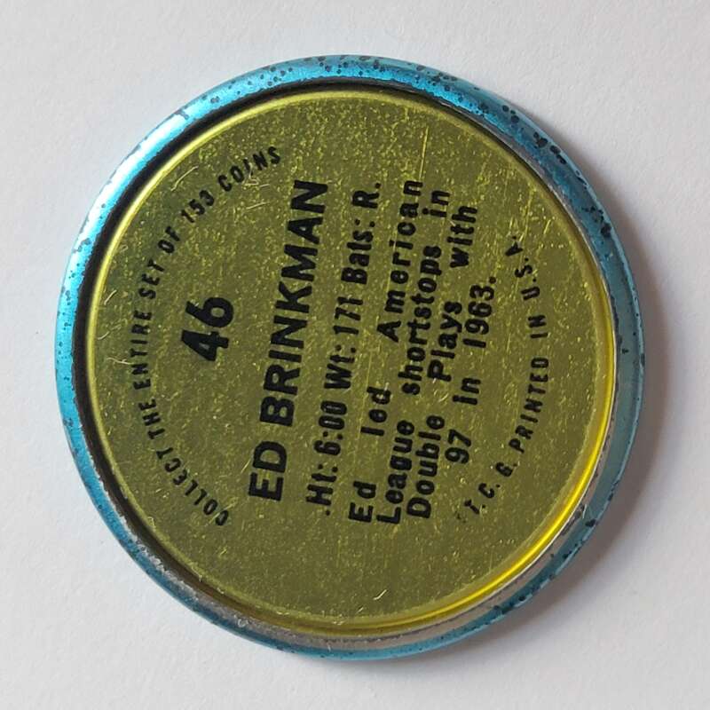 1971 Topps Coins Baseball - Complete your set - Pick your card - Picture 145 of 333