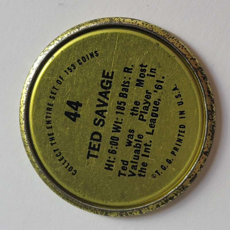 1971 Topps Coins Baseball - Complete your set - Pick your card - Picture 137 of 333