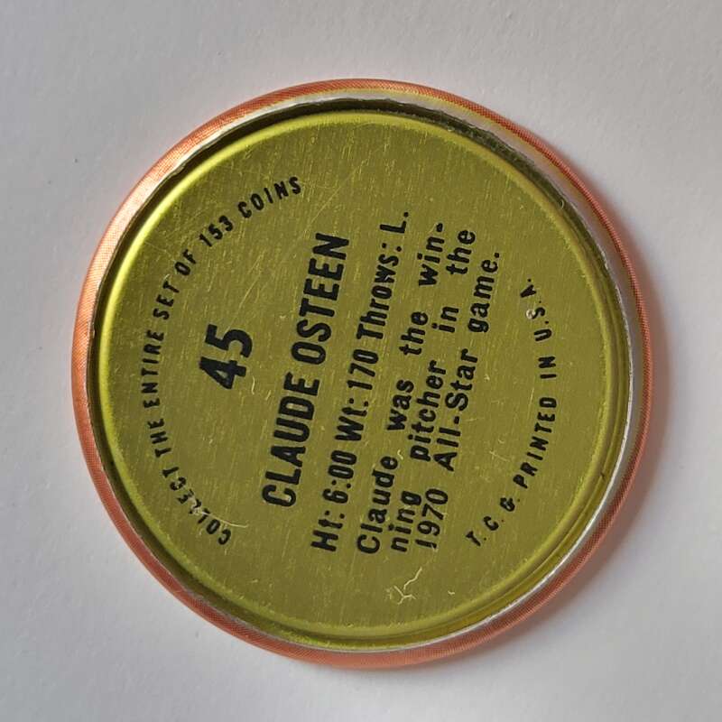 1971 Topps Coins Baseball - Complete your set - Pick your card - Picture 143 of 333