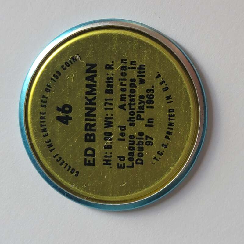 1971 Topps Coins Baseball - Complete your set - Pick your card - Picture 147 of 333