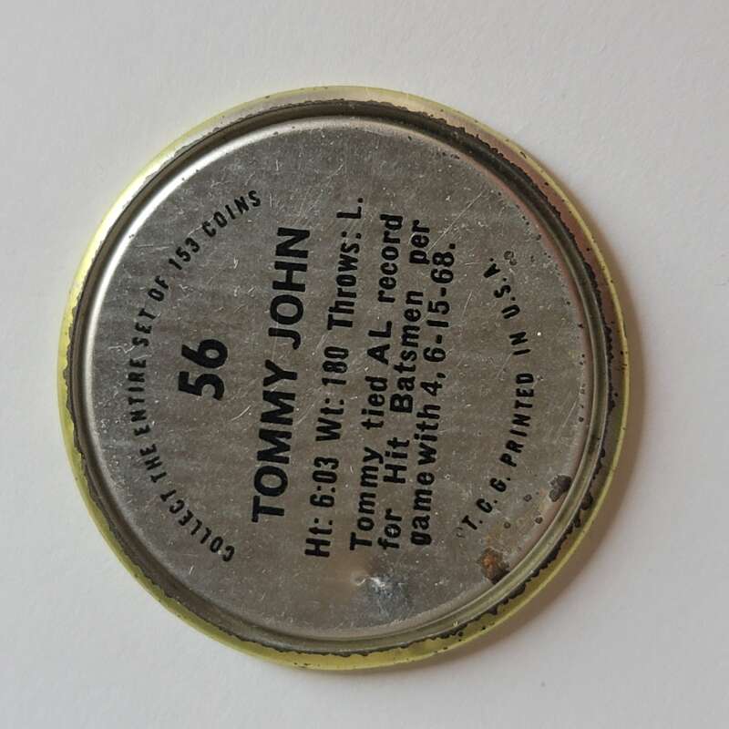 1971 Topps Coins Baseball - Complete your set - Pick your card - Picture 169 of 333