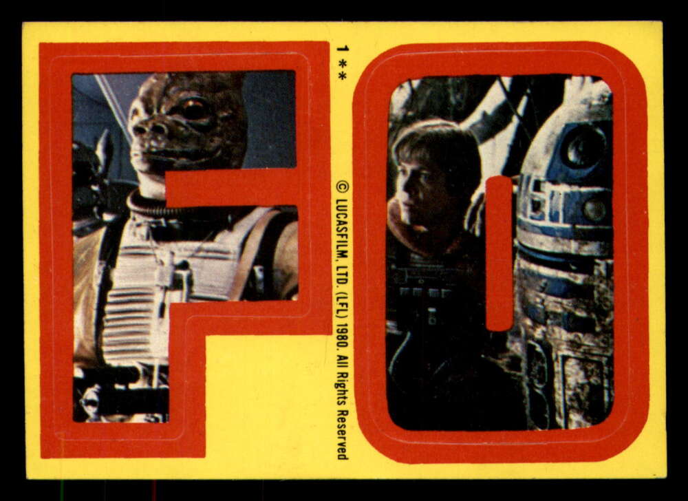 1980 Topps Star Wars Stickers - Complete your set - Pick your card - Picture 4 of 183
