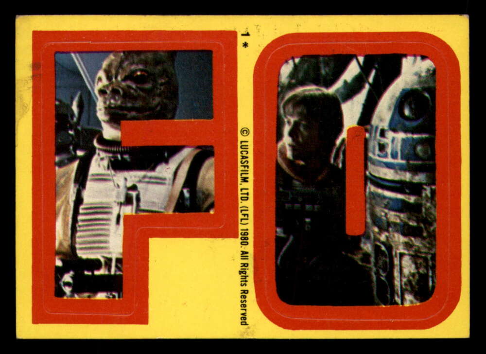 1980 Topps Star Wars Stickers - Complete your set - Pick your card - Picture 2 of 183