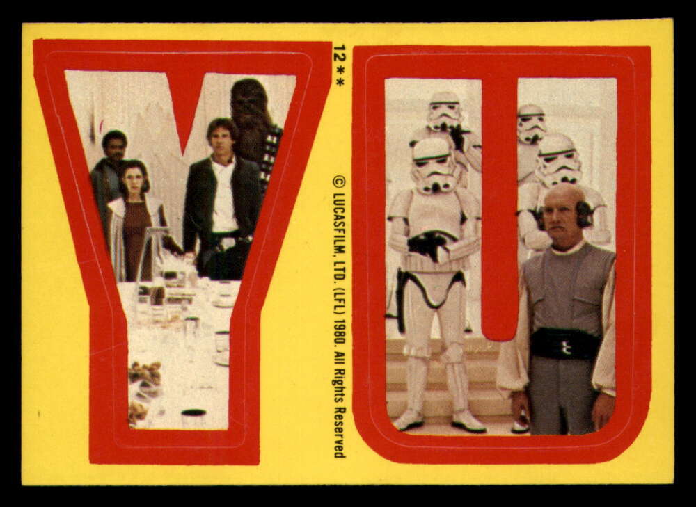 1980 Topps Star Wars Stickers - Complete your set - Pick your card - Picture 46 of 183