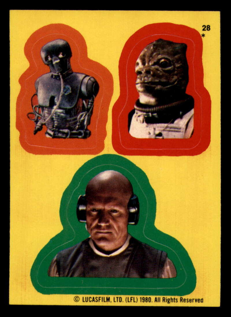 1980 Topps Star Wars Stickers - Complete your set - Pick your card - Picture 112 of 183