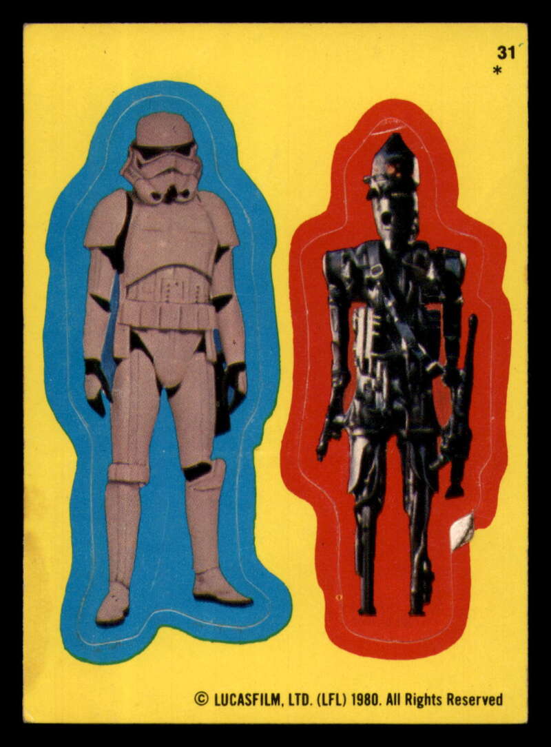 1980 Topps Star Wars Stickers - Complete your set - Pick your card - Picture 120 of 183