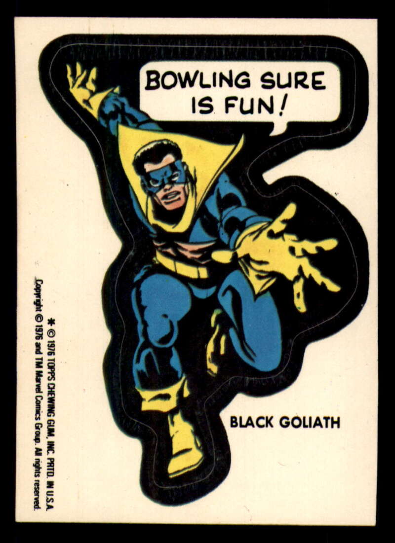 1976 Topps Marvel Super Heroes Stickers - Complete your set - Pick your card - Picture 4 of 117