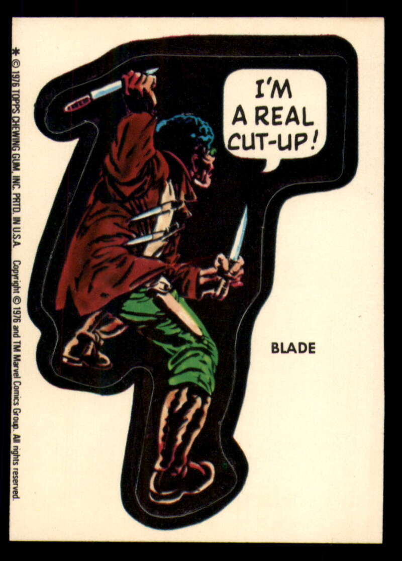 1976 Topps Marvel Super Heroes Stickers - Complete your set - Pick your card - Picture 6 of 117