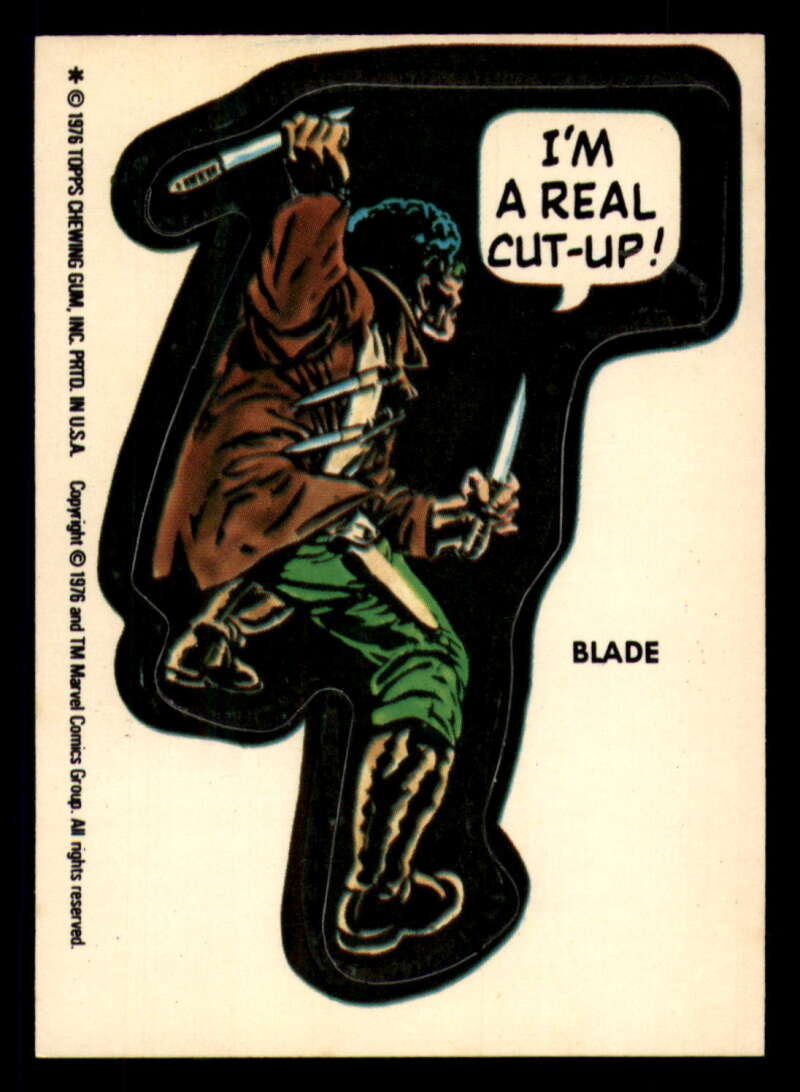 1976 Topps Marvel Super Heroes Stickers - Complete your set - Pick your card - Picture 8 of 117