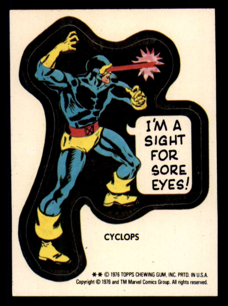 1976 Topps Marvel Super Heroes Stickers - Complete your set - Pick your card - Picture 10 of 117