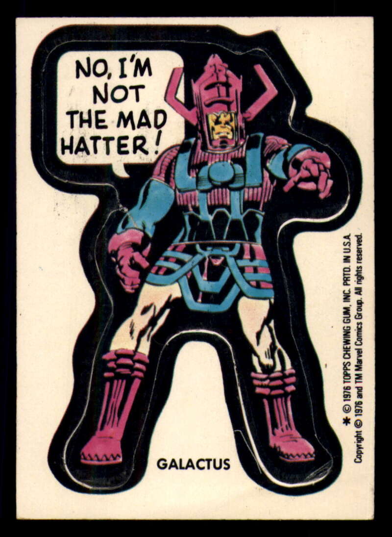 1976 Topps Marvel Super Heroes Stickers - Complete your set - Pick your card - Picture 28 of 117