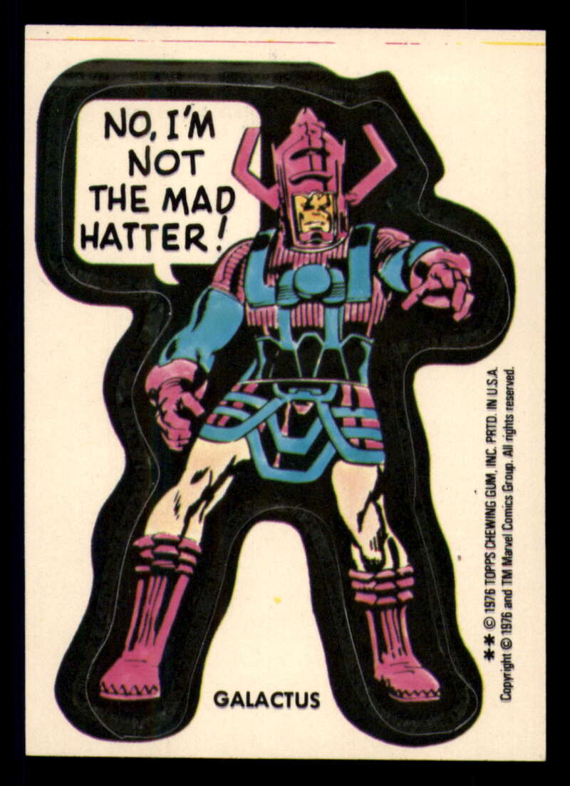 1976 Topps Marvel Super Heroes Stickers - Complete your set - Pick your card - Picture 30 of 117