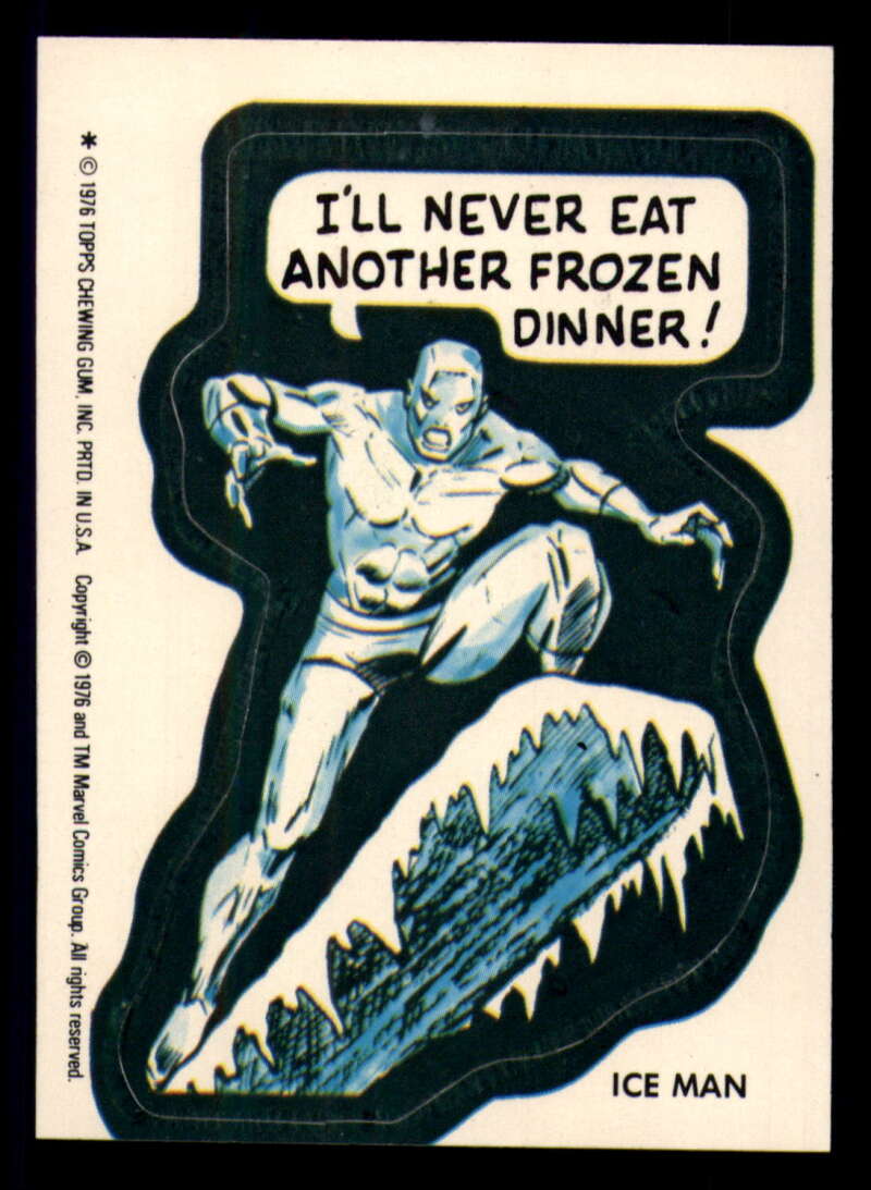 1976 Topps Marvel Super Heroes Stickers - Complete your set - Pick your card - Picture 42 of 117