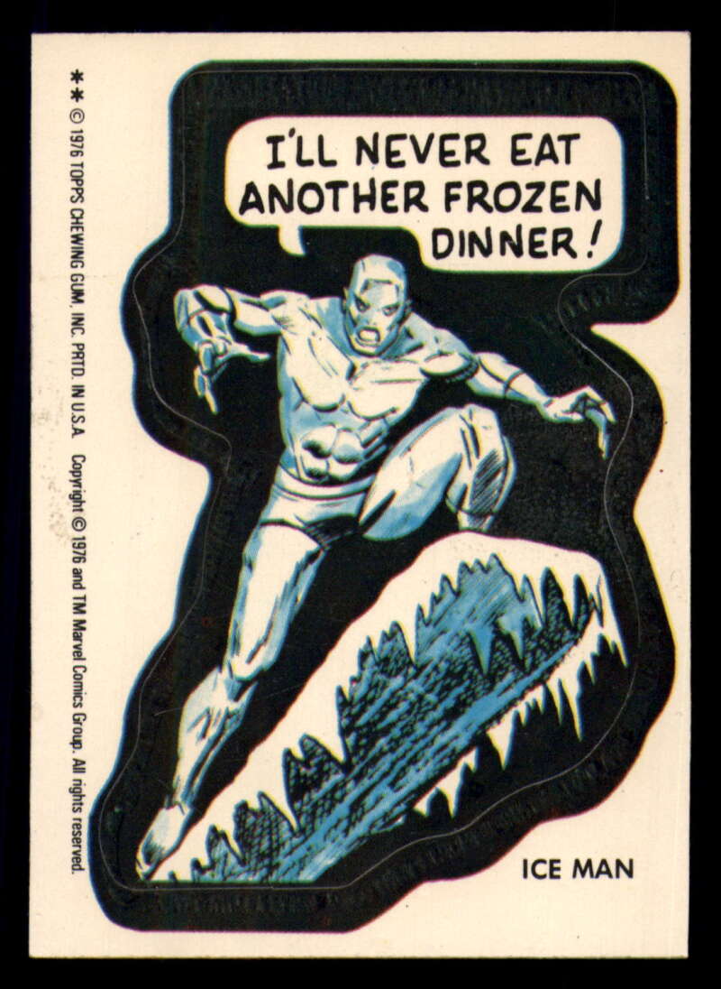 1976 Topps Marvel Super Heroes Stickers - Complete your set - Pick your card - Picture 44 of 117