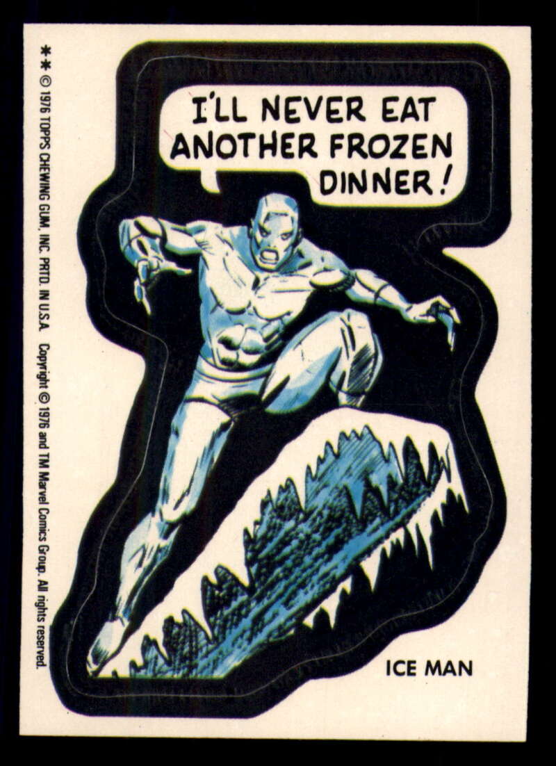 1976 Topps Marvel Super Heroes Stickers - Complete your set - Pick your card - Picture 48 of 117