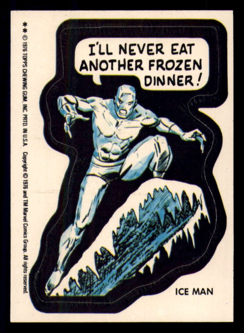 1976 Topps Marvel Super Heroes Stickers - Complete your set - Pick your card - Picture 50 of 117
