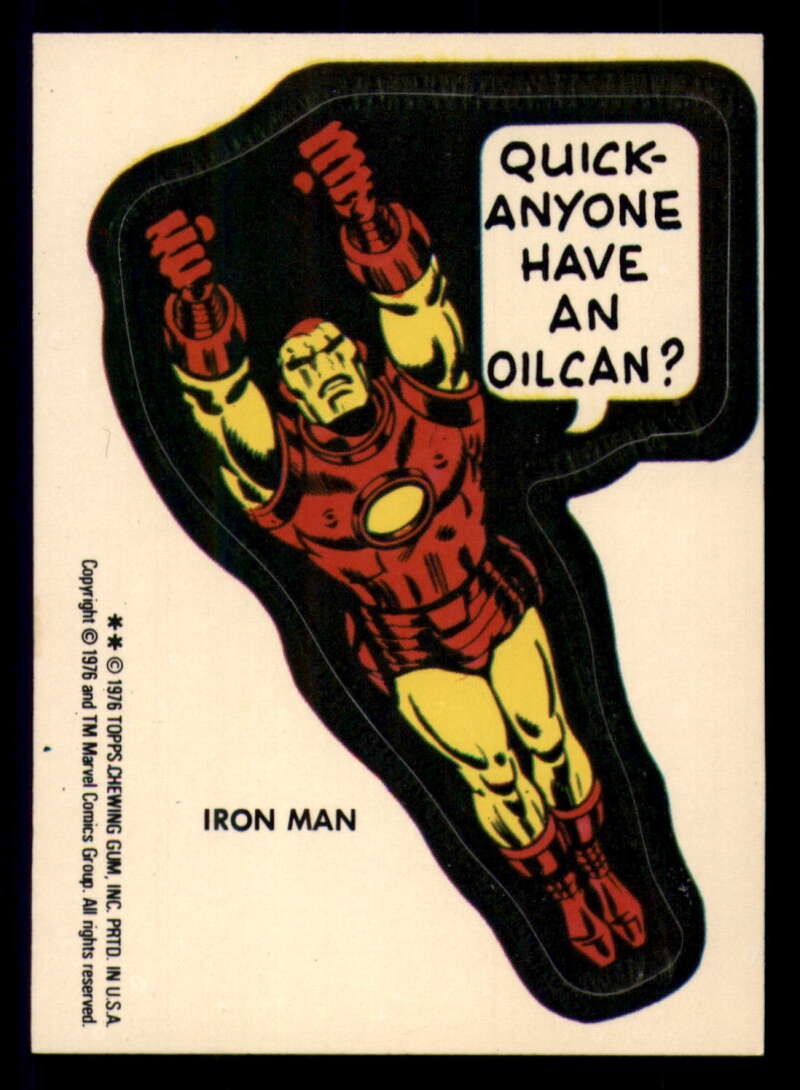 1976 Topps Marvel Super Heroes Stickers - Complete your set - Pick your card - Picture 52 of 117