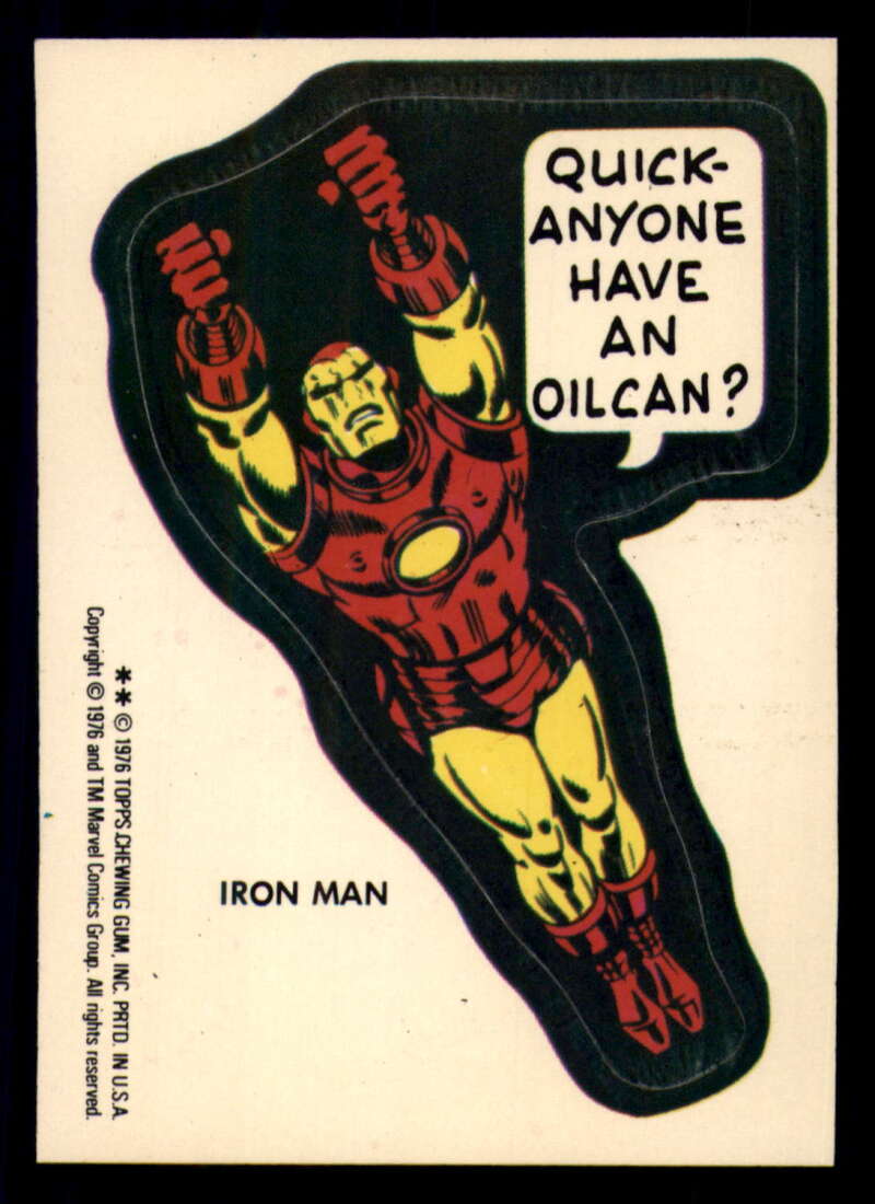 1976 Topps Marvel Super Heroes Stickers - Complete your set - Pick your card - Picture 54 of 117