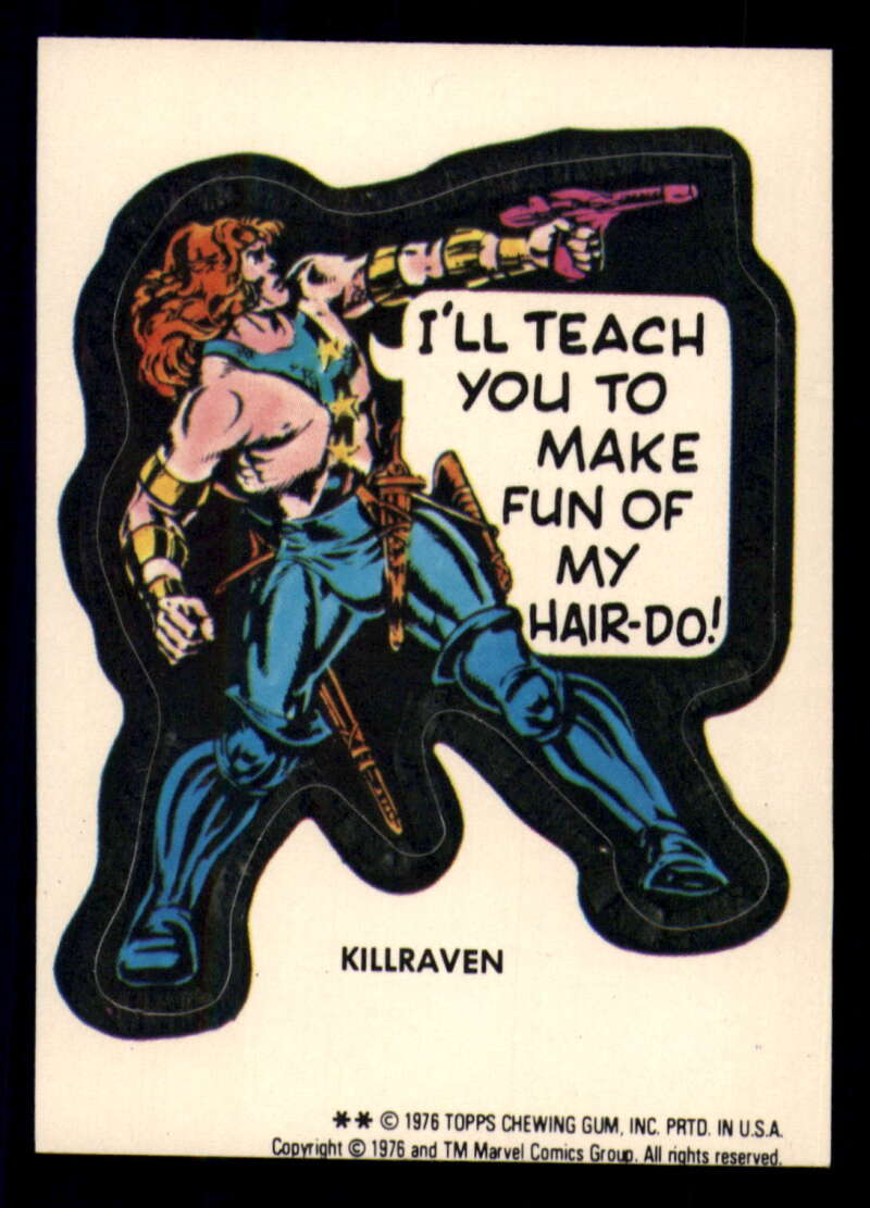 1976 Topps Marvel Super Heroes Stickers - Complete your set - Pick your card - Picture 60 of 117