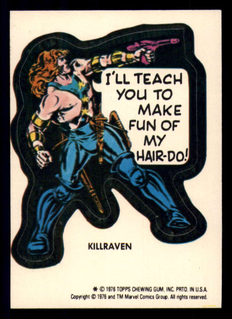 1976 Topps Marvel Super Heroes Stickers - Complete your set - Pick your card - Picture 62 of 117