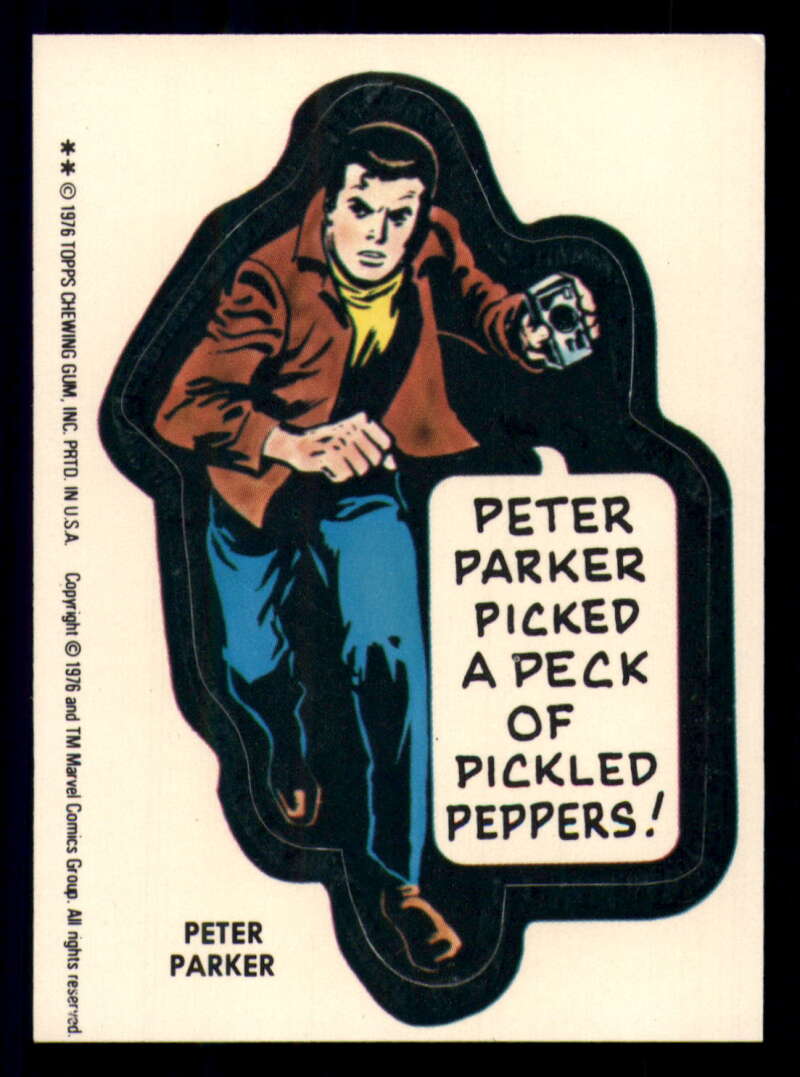 1976 Topps Marvel Super Heroes Stickers - Complete your set - Pick your card - Picture 66 of 117