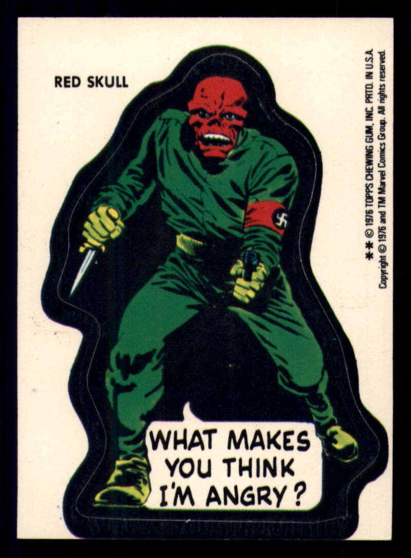 1976 Topps Marvel Super Heroes Stickers - Complete your set - Pick your card - Picture 68 of 117