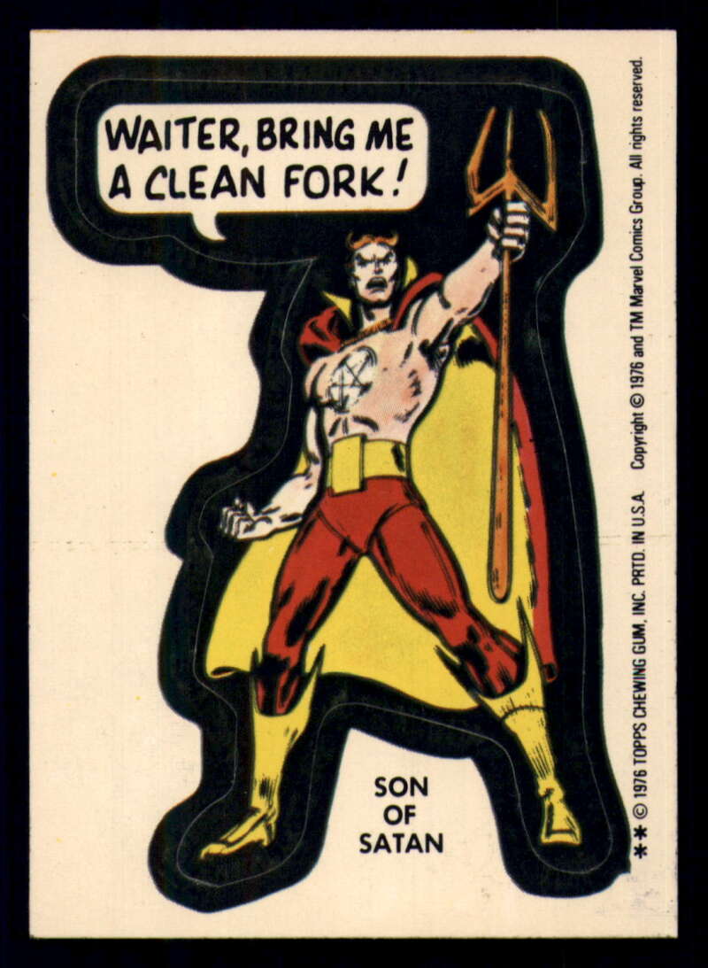 1976 Topps Marvel Super Heroes Stickers - Complete your set - Pick your card - Picture 84 of 117