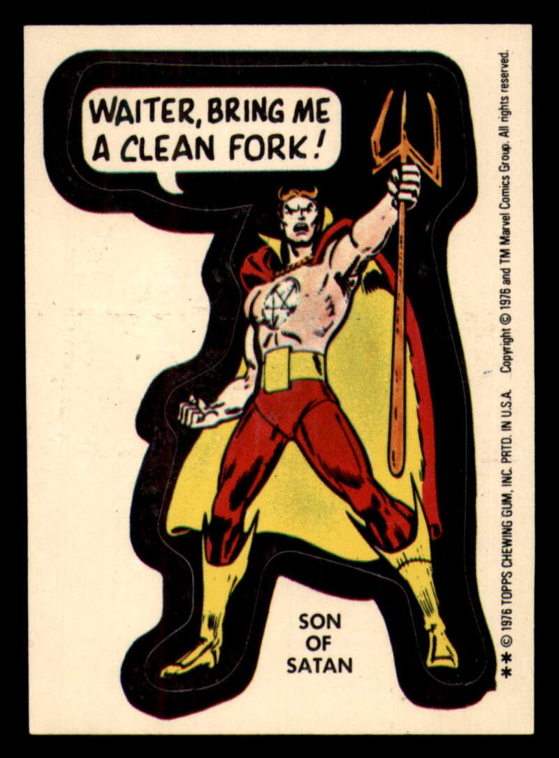 1976 Topps Marvel Super Heroes Stickers - Complete your set - Pick your card - Picture 86 of 117