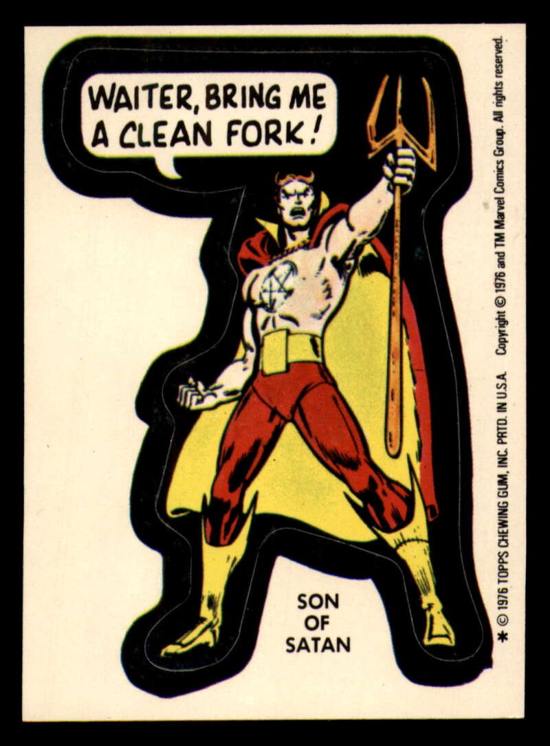 1976 Topps Marvel Super Heroes Stickers - Complete your set - Pick your card - Picture 88 of 117