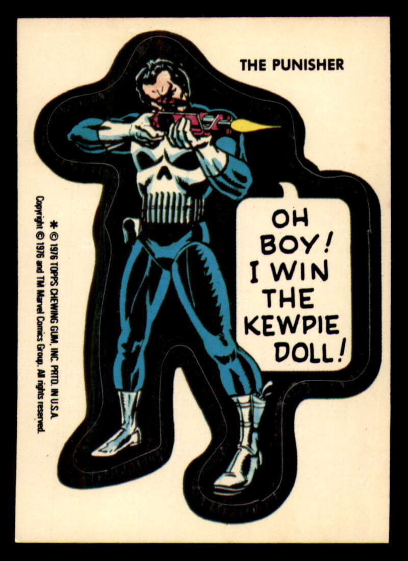 1976 Topps Marvel Super Heroes Stickers - Complete your set - Pick your card - Picture 98 of 117