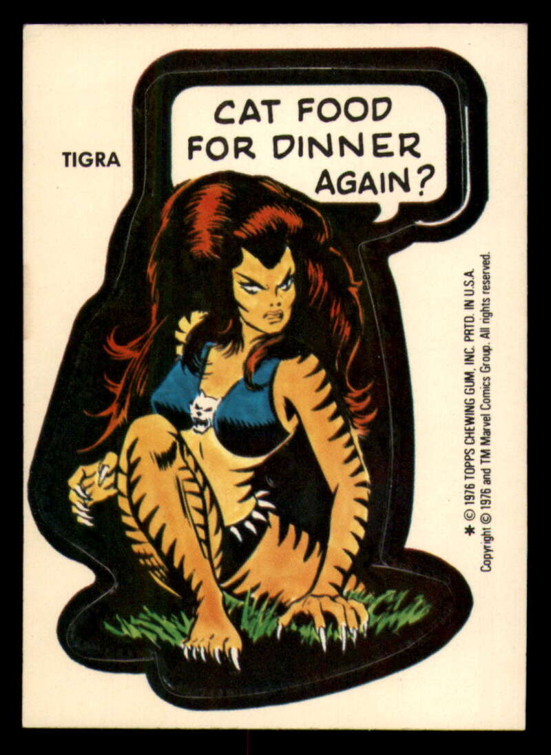 1976 Topps Marvel Super Heroes Stickers - Complete your set - Pick your card - Picture 114 of 117