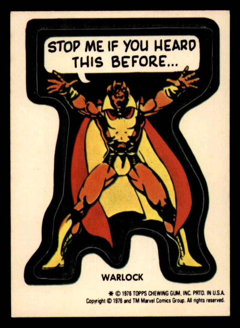 1976 Topps Marvel Super Heroes Stickers - Complete your set - Pick your card - Picture 116 of 117