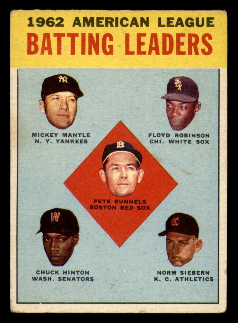 1963 Topps Baseball – #191 – #465 – Complete your set – Pick your card