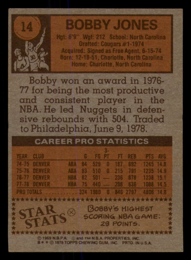 1978-79 Topps Basketball #1 - #50 - Complete your set - Pick your card - Picture 101 of 361