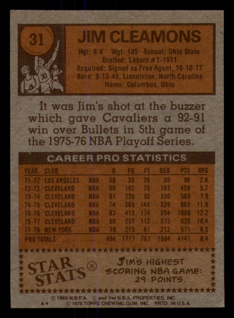 1978-79 Topps Basketball #1 - #50 - Complete your set - Pick your card - Picture 219 of 361