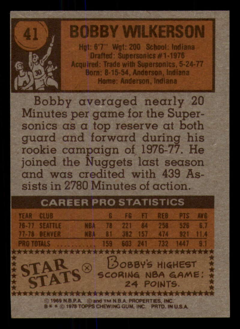 1978-79 Topps Basketball #1 - #50 - Complete your set - Pick your card - Picture 307 of 361