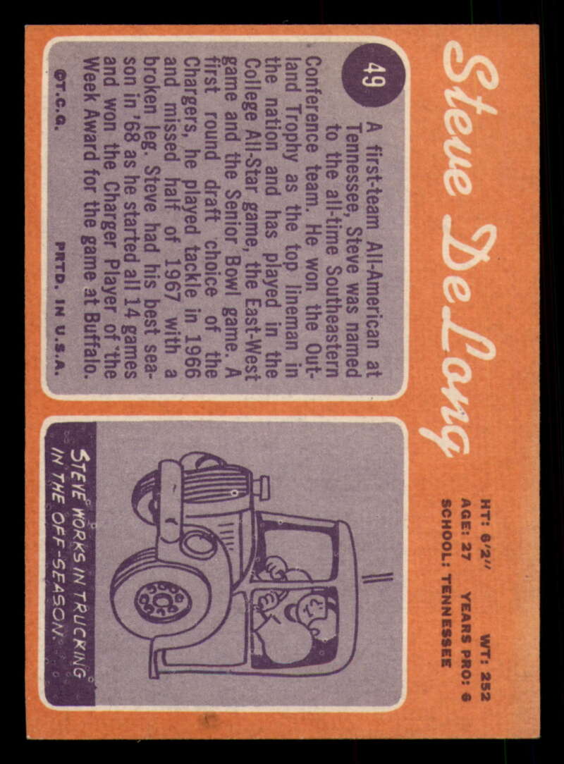 1970 Topps Football #1 to #89 - Complete your set - Pick your card - Picture 295 of 475