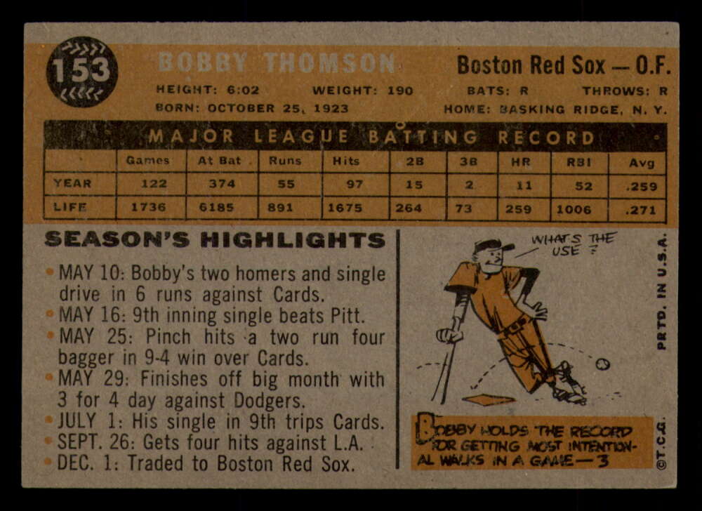 1960 Topps Baseball #91 to #180 - Complete your set - Pick your card - Picture 273 of 455