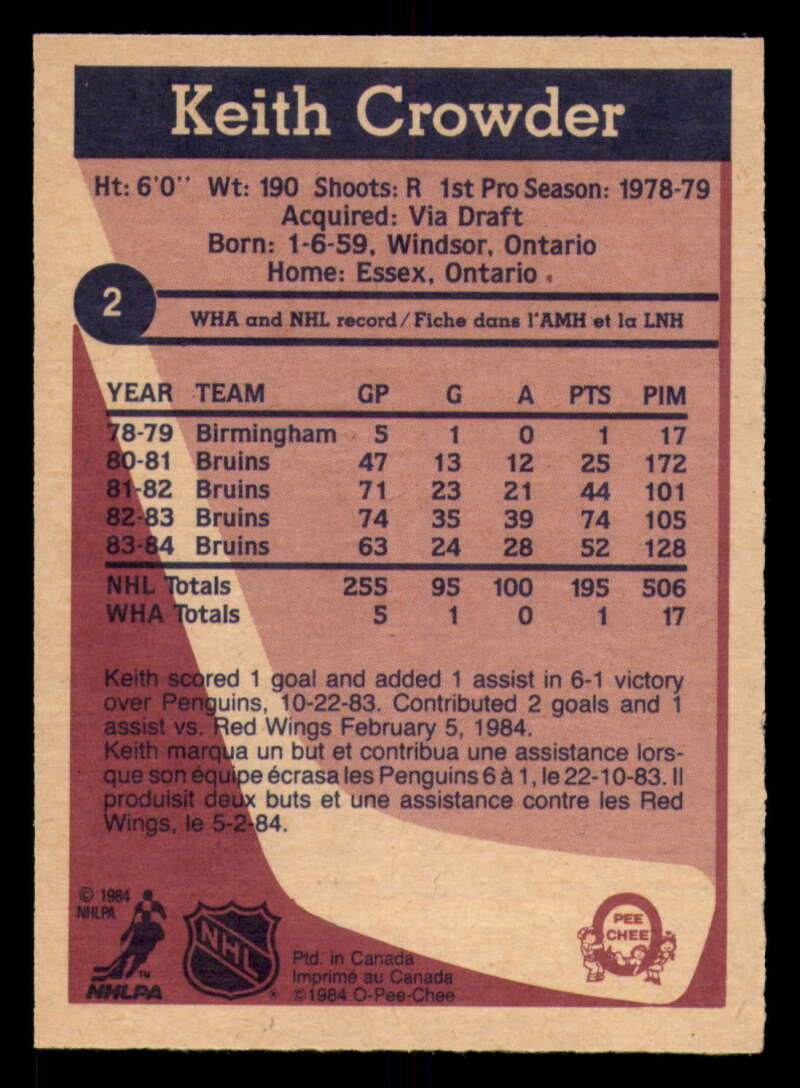 1984-85 O-Pee-Chee Hockey - #1 - #155 - Complete your set - Pick your card - Picture 7 of 495