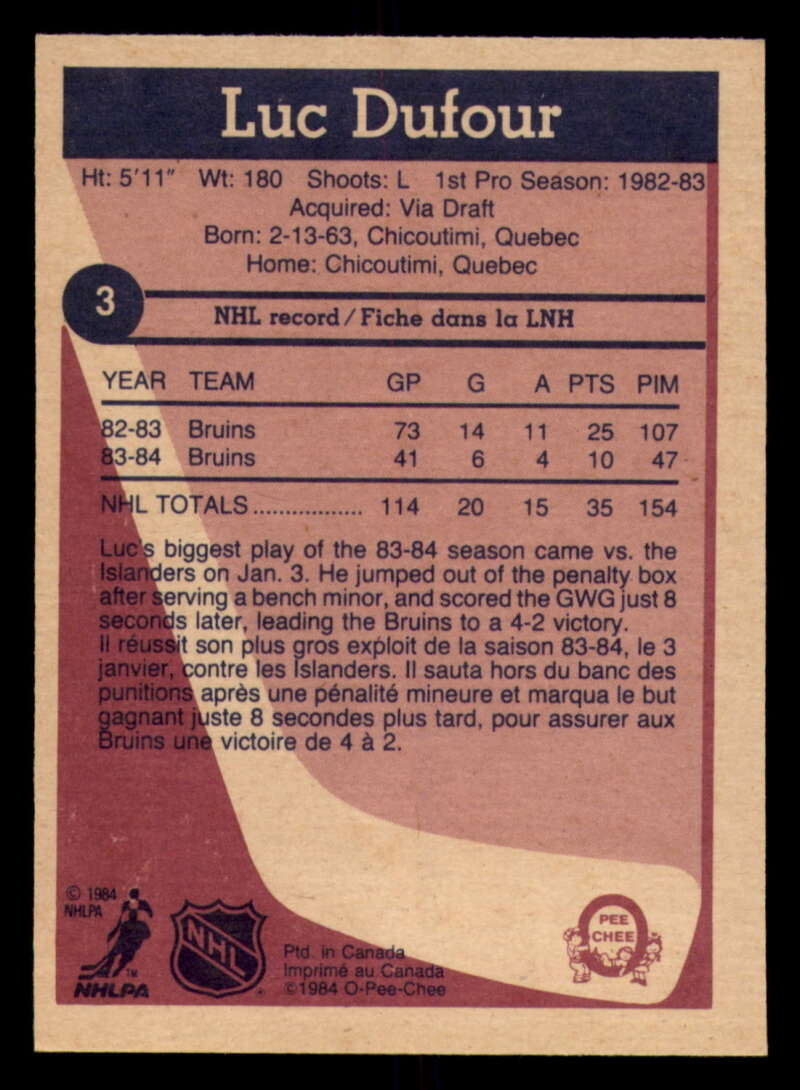 1984-85 O-Pee-Chee Hockey - #1 - #155 - Complete your set - Pick your card - Picture 11 of 495